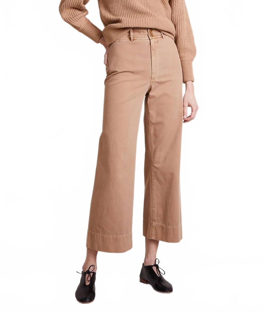 NEW APIECE APART merida cropped pants in camel